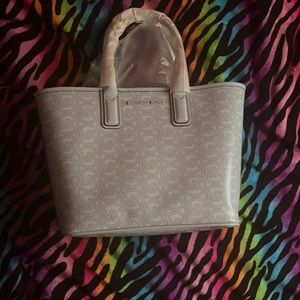 Michael kors small blue tote